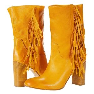 FREE PEOPLE LEATHER Slouch Boot